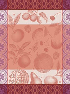 Полотенце для посуды 60 х 80 см Arriere-Pays Le Jacquard Francais розовое