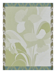 Полотенце для посуды 60 х 80 см La Vie En Vosges Le Jacquard Francais зеленое