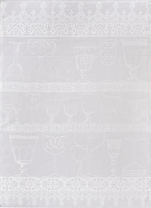 Полотенце для посуды 60 х 80 см Cristal Le Jacquard Francais серый